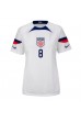 Yhdysvallat Weston McKennie #8 Jalkapallovaatteet Naisten Kotipaita MM-kisat 2022 Lyhythihainen